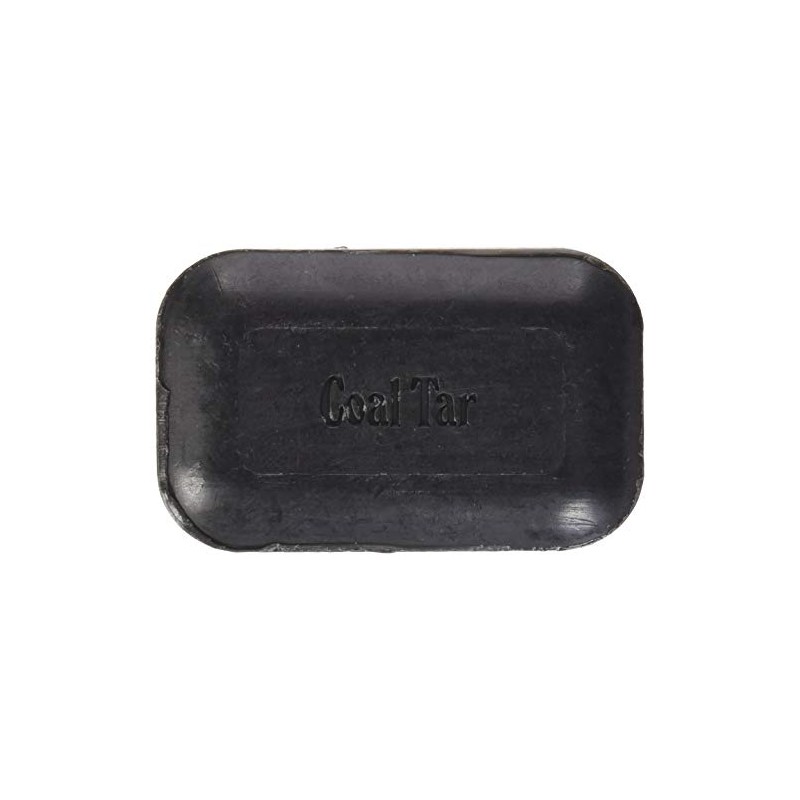 Soap Works Coal Tar Bar Soap (Black) (110g/bar) 2 bars