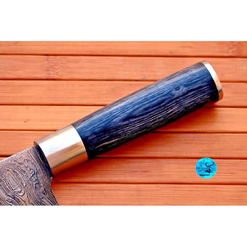 M DAMASCUS Custom HandMade Forged Damascus Steel Blade Chef Knife