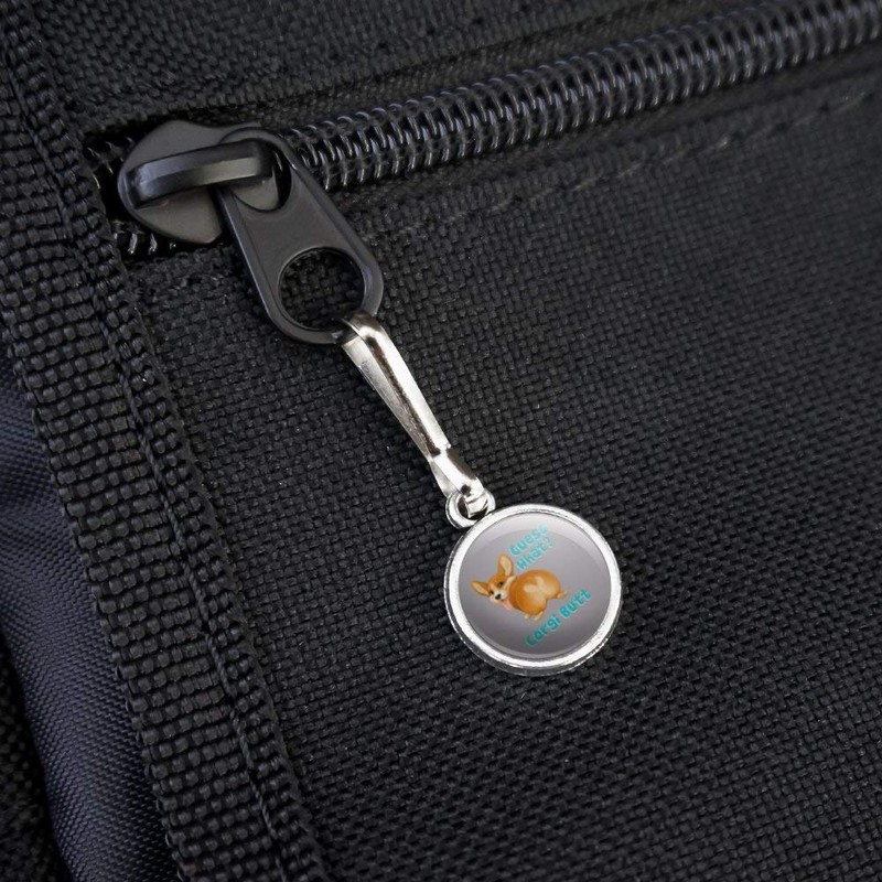 Guess What Corgi Butt Funny Joke Antiqued Charm Clothes Purse