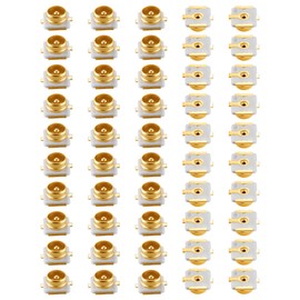 Vecys 50pcs IPEX/IPX U.FL SMD SMT Solder for PCB Mounting Female RF Coaxial Connector Antenna Block