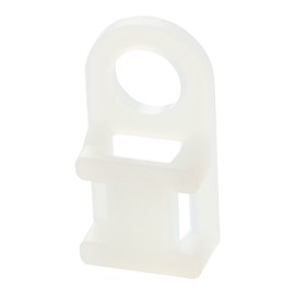 Panduit TA1S8-C 4-Way Tie Anchor Mount, Screw Applied, Nylon 6.6, Indoors Environment, #8 Screw Mounting Method, Natural, 0.17" Hole Diameter (Pack of 100)