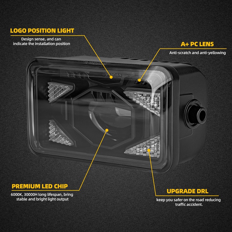 2Pcs F150 LED Fog Lights Assembly for Ford F150 (2015,