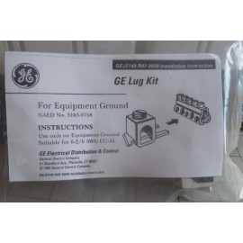 GE TGL20 LUG KIT - NEW in Factory Sealed Package