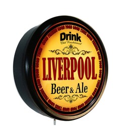 Goldenoldiesclocks Liverpool Beer and Ale Cerveza Lighted Wall Sign