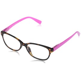A.J. Morgan Eyewear Real Stuff-Reading Glasses Oval, TORT/Pink, 52-16-145mm + 2.5
