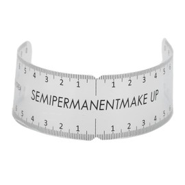 Eyebrow Stencil Ruler, Eyebrow Shaping Template Measuring Ruler, Eyebrow Tool Measuring, Accurate Eyebrow Template Measuring Ruler Reusable DIY Makeup Tool