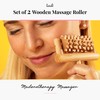 tuuli Body and Face Roller, Multi-Functional Wooden Massage Roller, Helps