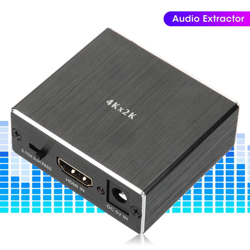 4K X 2K Audio Extractor for HDMI SPDIF 3.5mm Stereo