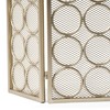 Christopher Knight Home Koda Modern Three Panel Iron Firescreen, Gold