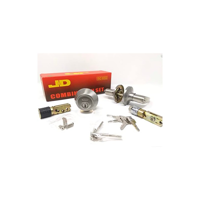 Stainless Steel Lever Exterior Lock and Deadbolt Set for Mobile