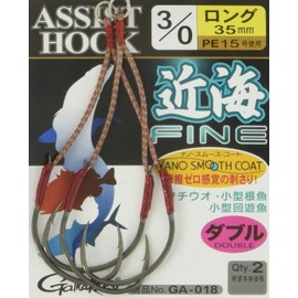 Gamakatsu assist hook near sea fine PE long 1/0 issue 2 pairs GA018 42293