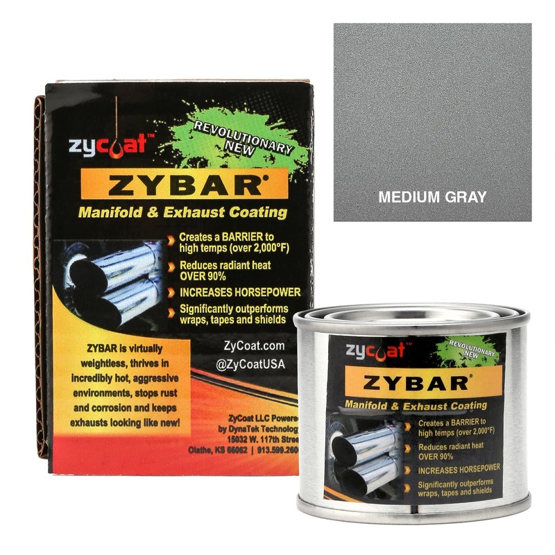 ZyCoat ZyBar 12004 High Temperature Coating - Medium Gray, 4