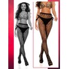 Women Fishnet Stocking Black Tight Skull Spider Web Legging Tight