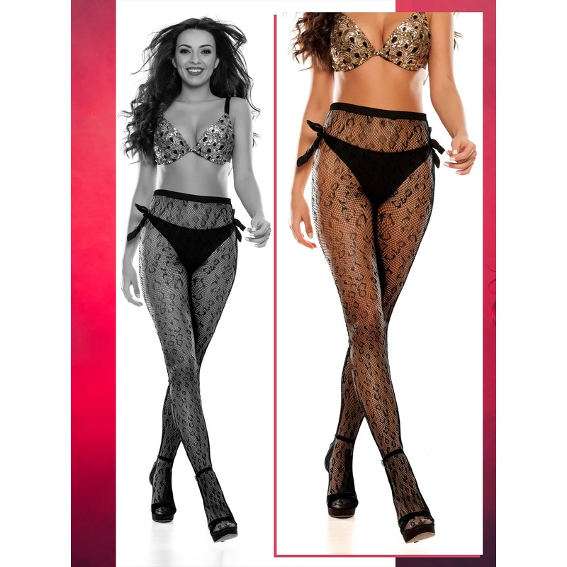 Women Fishnet Stocking Black Tight Skull Spider Web Legging Tight