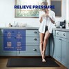 FEATOL 2 Packs Anti Fatigue Mat for Kitchen Floor Thick