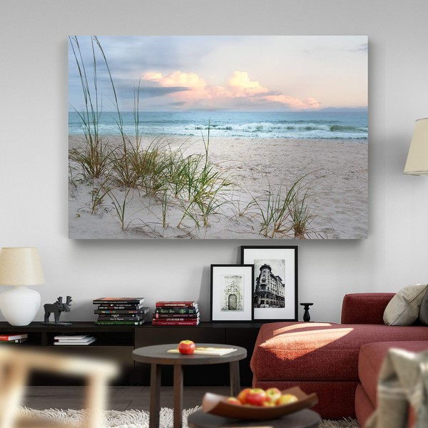 Renditions Gallery Home Wall Art Pictures Sunset View at Calm