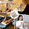 12Pack Stainless Steel Manicure Sets, 7pc Mini Travel Nail Grooming