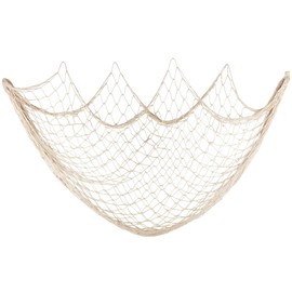 Fishing Net Wall Decoration Beach Themed Fishing Net Wall Hanging for Party Wall Home Wedding Decoration Photography Decoration 100 cm × 200 cm