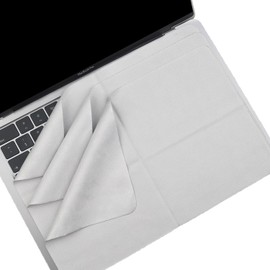 KEANBOLL (3-Pack) Microfiber Liner Cleaning Cloth 13" with Screen Keyboard Imprint Protection Compatible with MacBook Pro 13" / MacBook Pro 14" / MacBook Air 13" / MacBook Air 13.6" -Grey