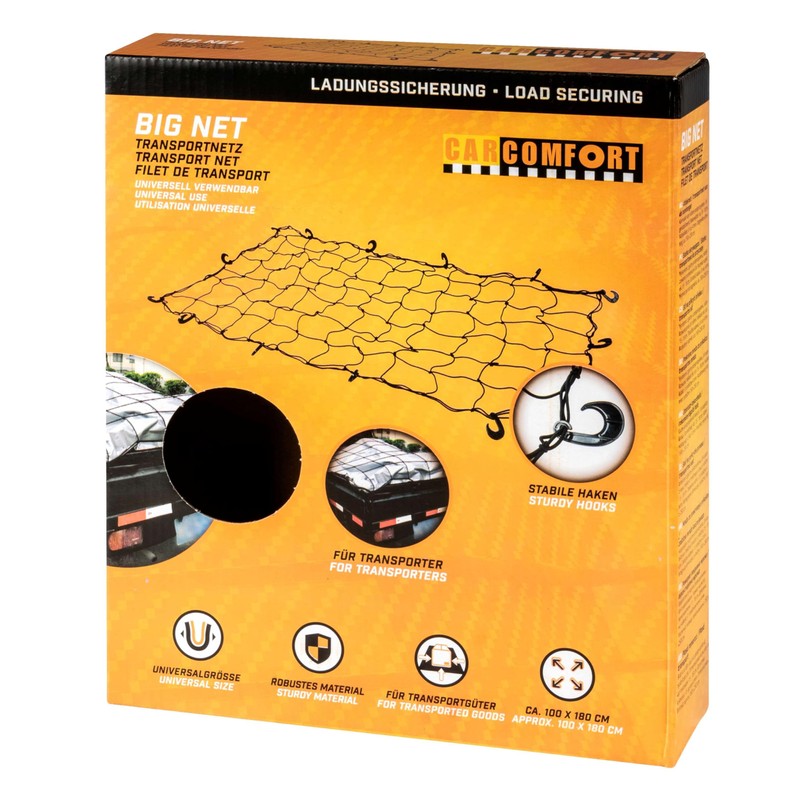 Walser Big Net Transport Net, Tear-Resistant Load Securing Net, Trailer