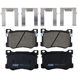 TRW Pro TRC1799 Disc Brake Pad Set For Hyundai Genesis 2015-2016, Front, And Other Applications