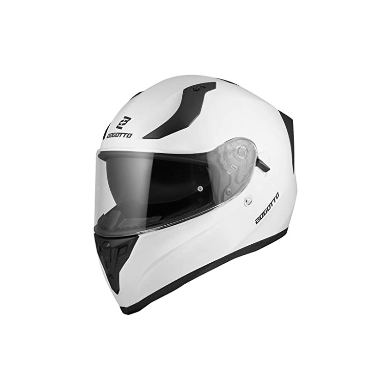 Bogotto H128 Solid Helmet, White, L