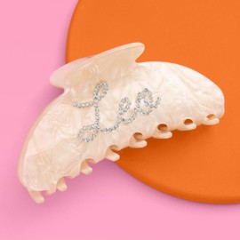 xo, Fetti Leo Rhinestone Zodiac Acrylic Claw Clip | Birthday Party Decorations, Astrology Goodie Bag Gift, Bday Girl Accessory, Cute Horoscope Supplies, Y2k Headwear