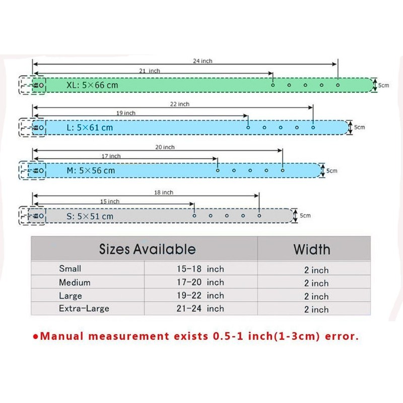 haoyueer 2" Width 3 Rows Silver Rivets Studded Leather Dog