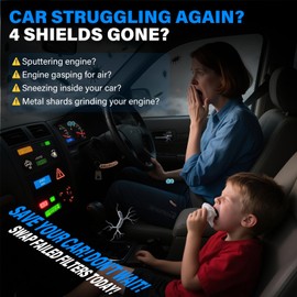 4-in-1 Diesel Truck Filter Kit -Compatible with Ford 6.7L Powerstroke (2020-2025) F250 F350 F450 F550 Super Duty-Incl. FD4625 Fuel Filter, DPA11885 Air Filter, P6128 Oil Filter, D3806 Cabin Air Filter