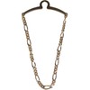 Competition Inc. Men's Figaro Style Link Tie Chain, Gold