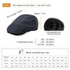 parte superior-EX L/XL/XXL - Gorra plana impermeable para hombre, estilo