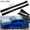 Unbranded Universal Car Front Bumper Lip Chin Spoiler Splitter Glossy