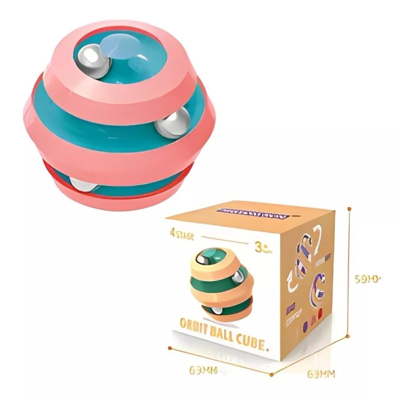 Deluxe 3x Bola Giratoria Fidget Rompecabezas Juguete Infinito