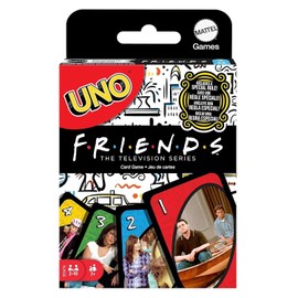 Mattel Games, UNO Juego de Cartas Friends con una Regla Especial para niños de 7 años en adelante