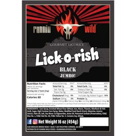 Black Licorice Candy – Classic Gourmet Lick-o-rish | Soft, Chewy & Bold Flavor | 3 lbs Bulk Pack (3 Resealable 1 lb Bags) | Old-Fashioned Licorice Treats for Candy Lovers