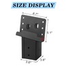 4 Pcs Outdoor 4"x4" Compound Angle Brackets,Deer Stand Brackets for