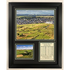 Legends Never Die Carnoustie Golf Links - Framed 12"x15" Double Matted Photos