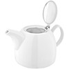 Judge Tea Leaf Teapot, 1.2L, White, 20 x 30 x