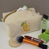 'Kawaii Style Smiling Banana' Canvas Wash Bag/Makeup Case (CS00036507)