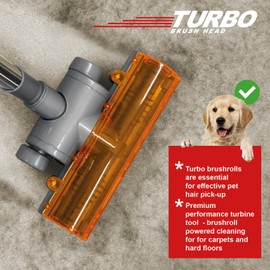 SPARES2GO Turbo-Bürstenkopf kompatibel mit Dyson DC33C DC37C Staubsauger Bodenturbinen-Werkzeug