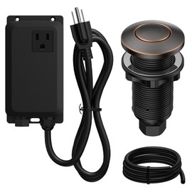 Anwoll Garbage Disposal Air Switch Kit -Professional, Sink Top Waste Disposer On/Off, Air Button Food Disposals Part, UL Listed