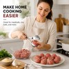 Stainless Steel Meatball Maker Tool – Non-Stick Scissor Scoop for
