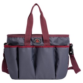 BARN & STABLE 600Denier 3000mm/3000mvp Super Waterproof,Breathable Horse Grooming Tote Bag with 7 Pockets Tear-resistant Tack Storage Carry Bag Caddy Bag for Horse Cow Donkey Goats