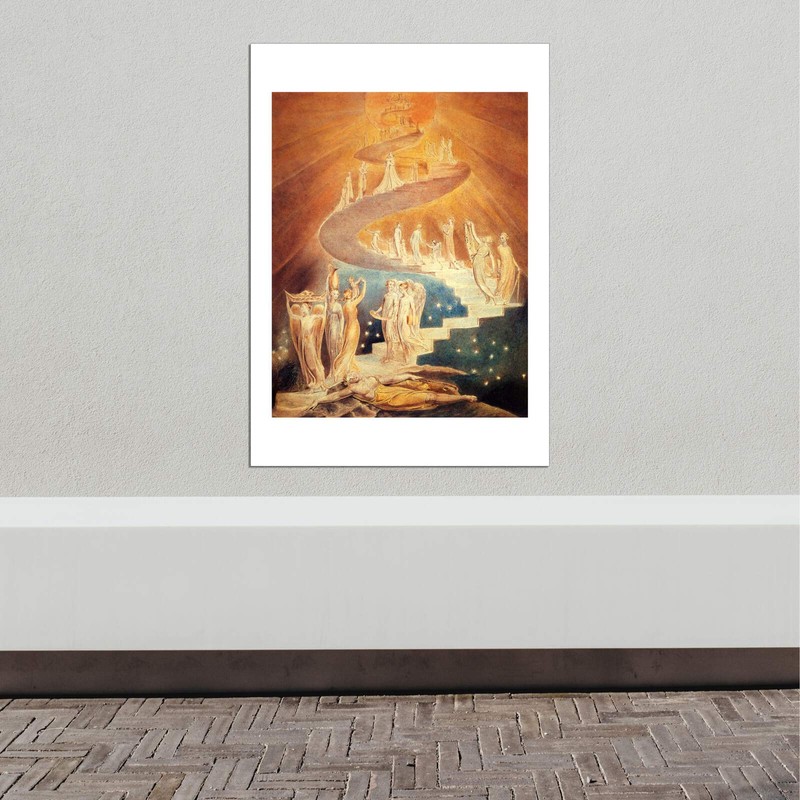 Spiffing Prints William Blake - Jacob's Ladder - Small -