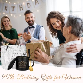 Cabtnca 90th Birthday Gifts for Women, 90 and Fabulous, Gifts for 90 Year Old Woman, Limited 90 Edition Mug, 90th Birthday Gift Ideas for Grandma Mom Aunt, 90th Birthday Mug, 12Oz