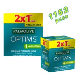 1152 Pzs10ml. Shampoo Hotelero Palmolive Optims En Sobres                                                                                             