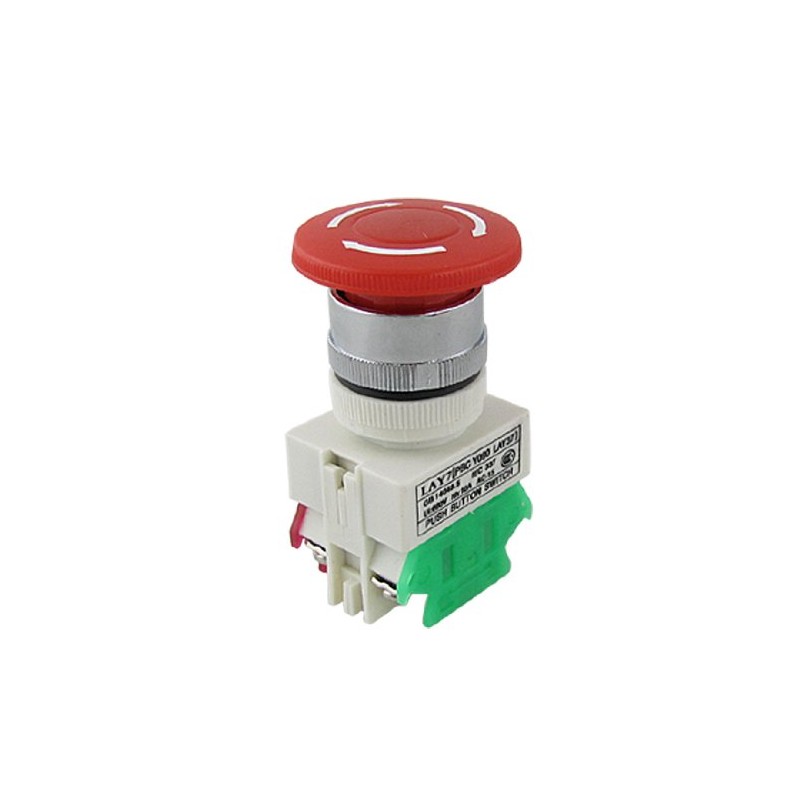 Self Locking Rotary Stop Emergency Push Button Switch