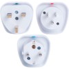 Globite Travel Adaptor Multi Pack USA/UK/EU, White