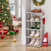 HAIXIN Shoe Rack for Closet - Stackable Shoe Organizer for