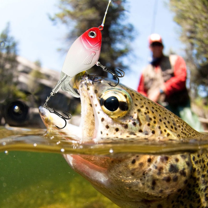 Swim Baits for Bass Fishing,Propeller Dynamic Lifelike Glide Bait |